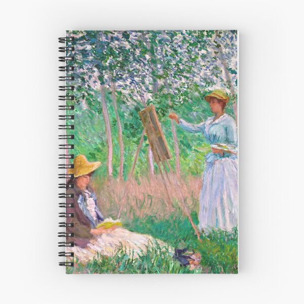 Item preview, Painter in the Sunlit Woods at Giverny designed and sold by artofuniverse.