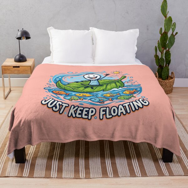 Item preview, Just Keep Floating | Summer Fishing Stickman Adventure designed and sold by Chroma Dreams .