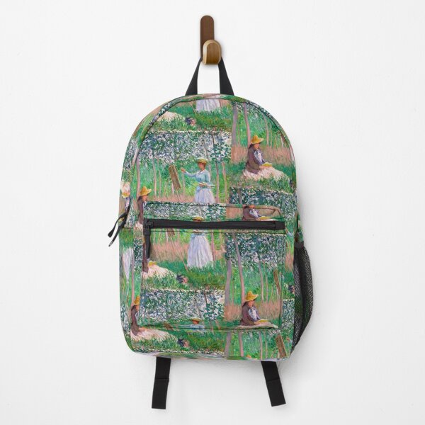 Item preview, Painter in the Sunlit Woods at Giverny designed and sold by artofuniverse.