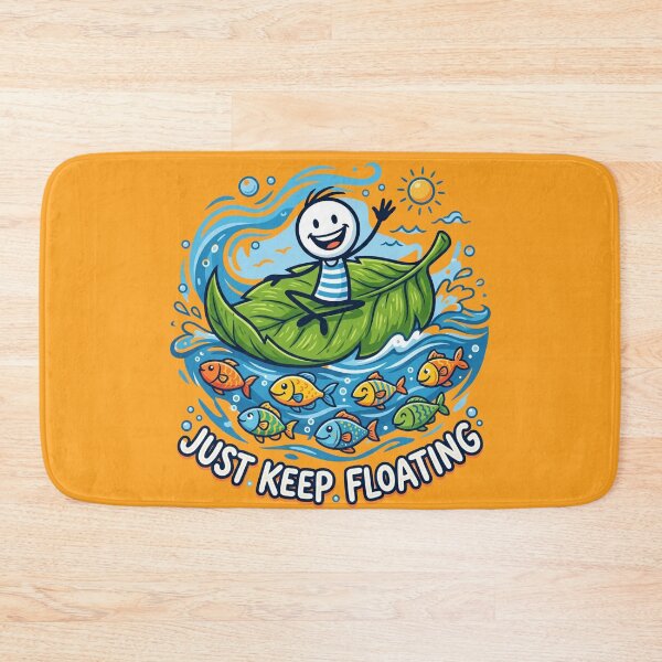 Item preview, Just Keep Floating | Summer Fishing Stickman Adventure designed and sold by Chroma Dreams .