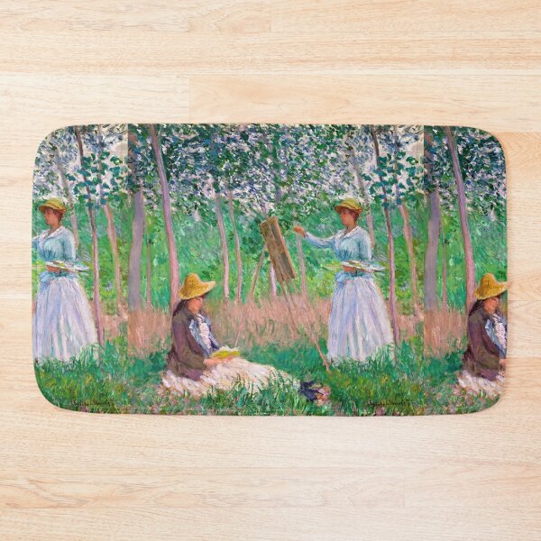 Item preview, Painter in the Sunlit Woods at Giverny designed and sold by artofuniverse.