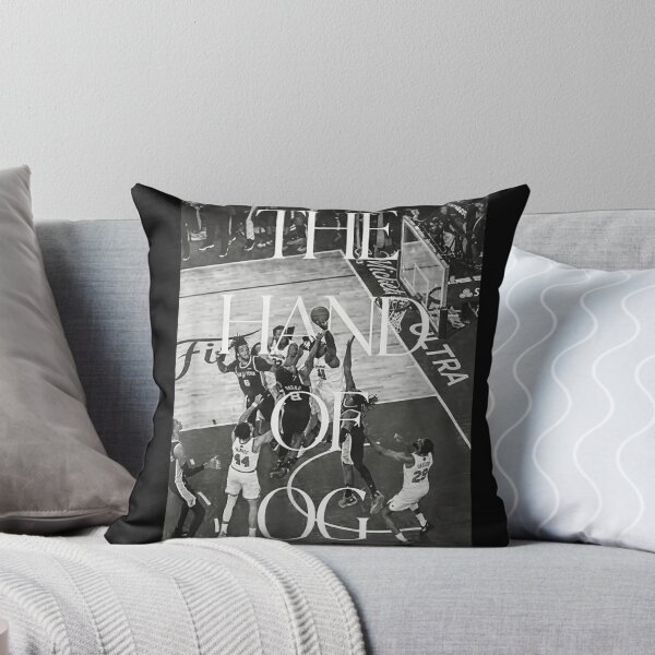 Item preview, High Angle B&W Basketball Photography With The Hand Of OG Text Overlay designed and sold by River Silva.