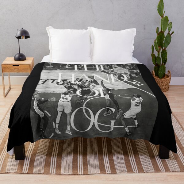 Item preview, High Angle B&W Basketball Photography With The Hand Of OG Text Overlay designed and sold by River Silva.