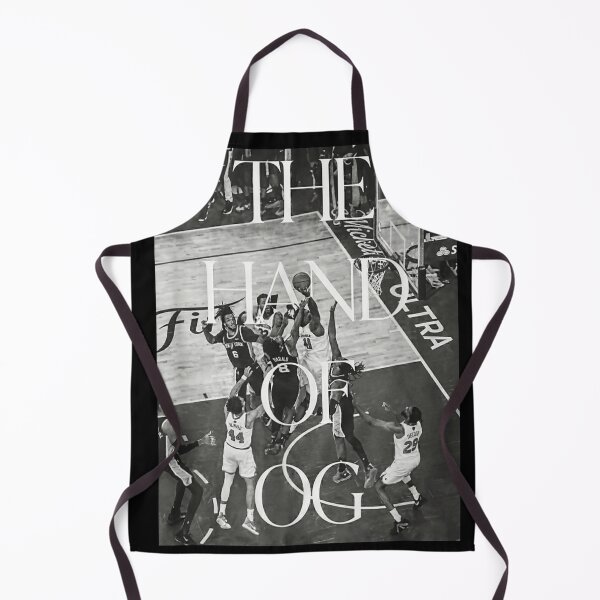 Item preview, High Angle B&W Basketball Photography With The Hand Of OG Text Overlay designed and sold by River Silva.