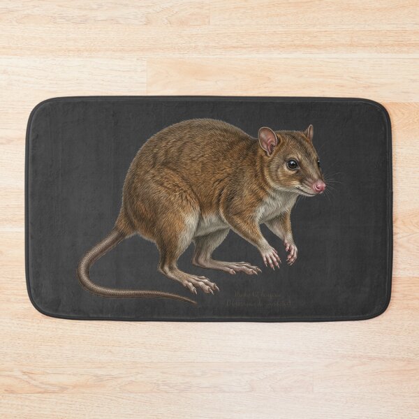 Item preview, Primeval Rainforest Relic: Musky Rat-Kangaroo (Hypsiprymnodon moschatus) Print designed and sold by FreiherrPK.