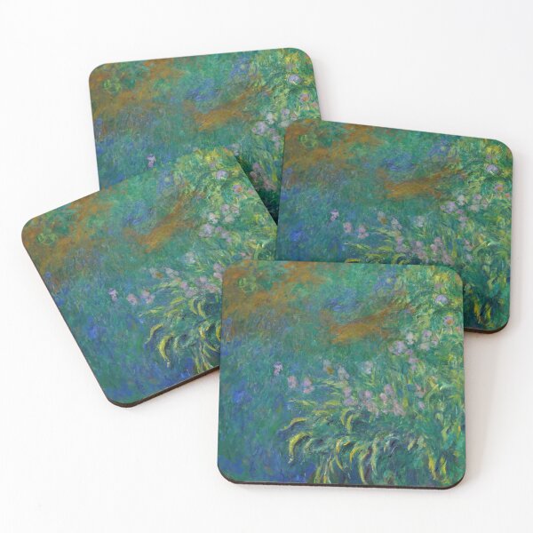Item preview, Irises in Monet's Giverny Garden designed and sold by artofuniverse.