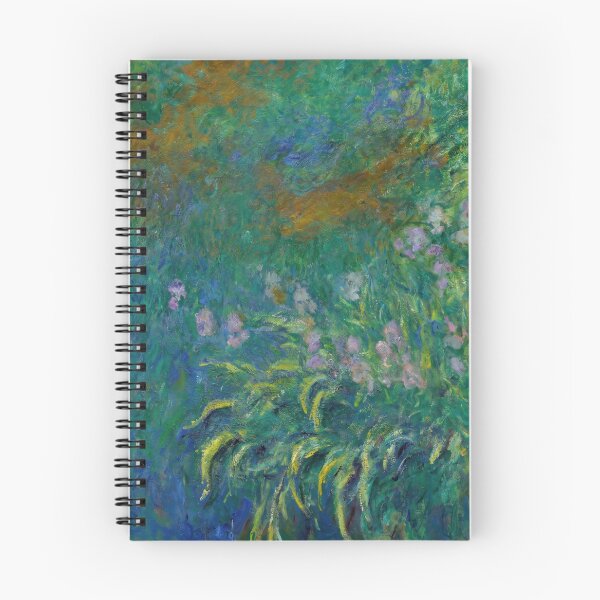 Item preview, Irises in Monet's Giverny Garden designed and sold by artofuniverse.