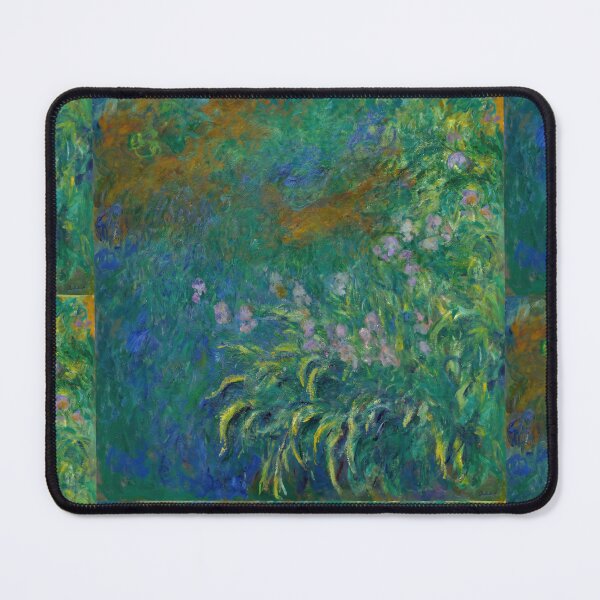 Item preview, Irises in Monet's Giverny Garden designed and sold by artofuniverse.