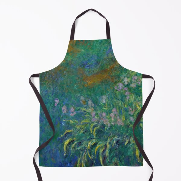 Item preview, Irises in Monet's Giverny Garden designed and sold by artofuniverse.