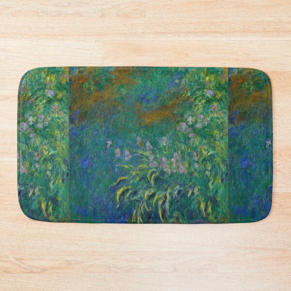 Item preview, Irises in Monet's Giverny Garden designed and sold by artofuniverse.
