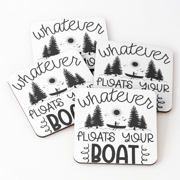 Item preview, Whatever Floats Your Boat – Funny Lake Life Design designed and sold by EmeraldeaArt.