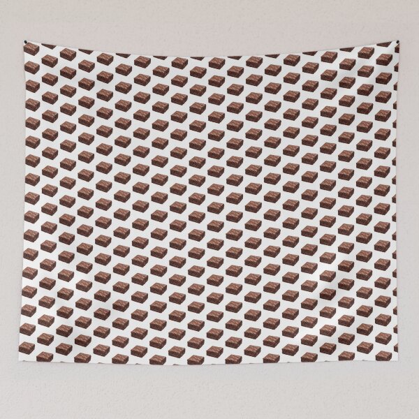 Item preview, Chocolate Brownie Square Dessert designed and sold by PriyankaSonara.