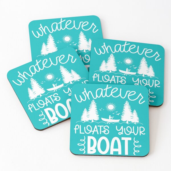Item preview, Whatever Floats Your Boat – Funny Lake Life white Design designed and sold by EmeraldeaArt.
