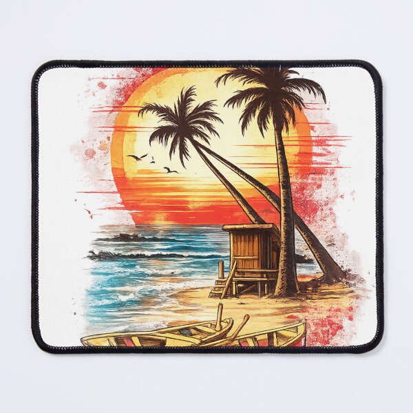 Item preview, Sunset Paradise | Tropical Beach Escape designed and sold by Sticleg.