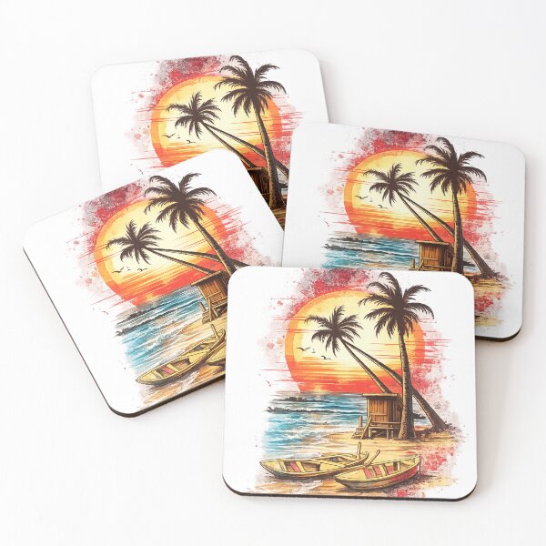 Item preview, Sunset Paradise | Tropical Beach Escape designed and sold by Sticleg.