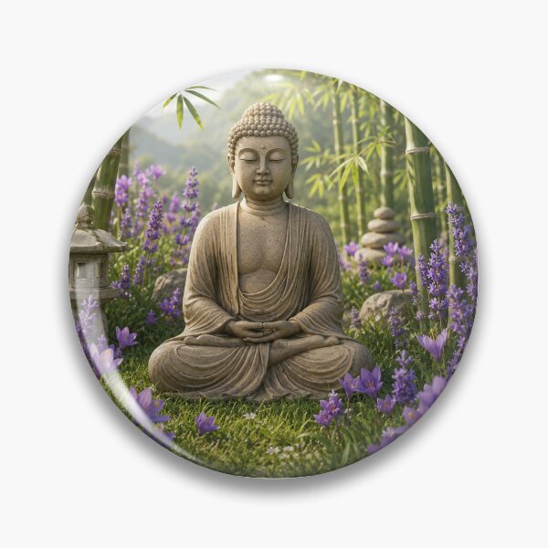 Item preview, Zen Buddha Garden | Meditation & Mindfulness Art | Peaceful Spiritual Bamboo Design designed and sold by AstraDrip Studio.