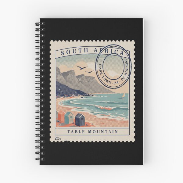 Item preview, Cape Town South Africa Coastal Postage Stamp Sticker designed and sold by stickercuffs.