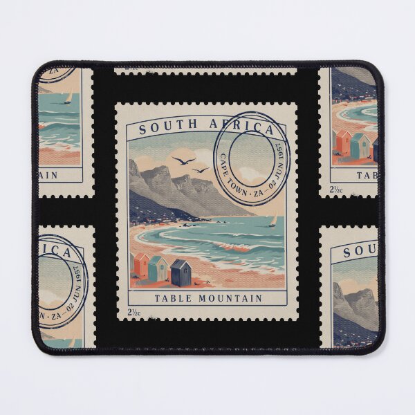Item preview, Cape Town South Africa Coastal Postage Stamp Sticker designed and sold by stickercuffs.