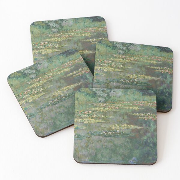 Item preview, Water Lilies Reflecting Green Pond designed and sold by artofuniverse.