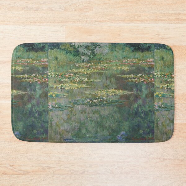 Item preview, Water Lilies Reflecting Green Pond designed and sold by artofuniverse.