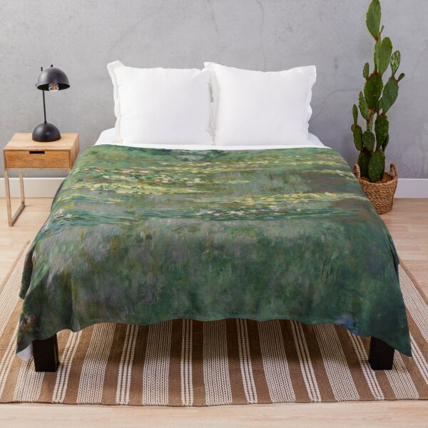 Item preview, Water Lilies Reflecting Green Pond designed and sold by artofuniverse.