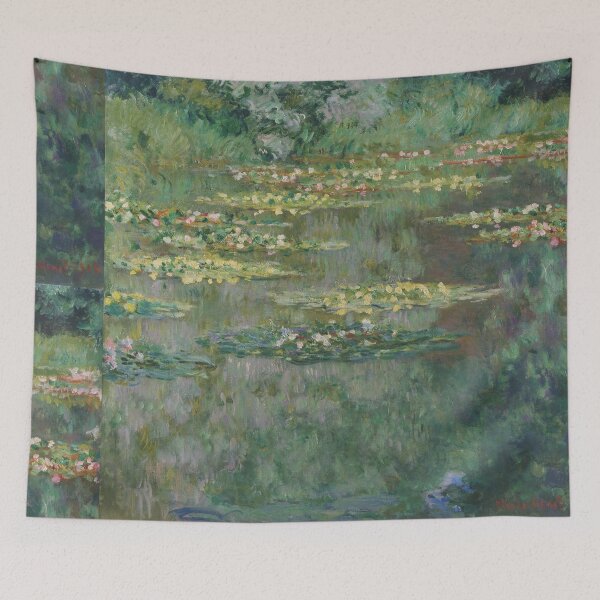 Item preview, Water Lilies Reflecting Green Pond designed and sold by artofuniverse.