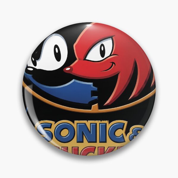 Item preview, Sonic and Knuckles Lock On Emblem designed and sold by Senpaiwaves.