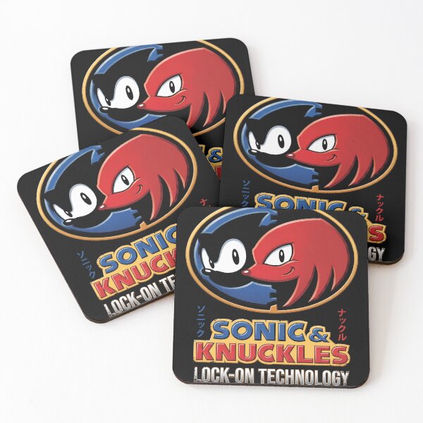 Item preview, Sonic and Knuckles Lock On Emblem designed and sold by Senpaiwaves.