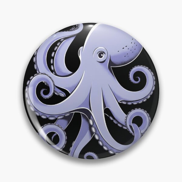 Item preview, Purple Octopus Sea Ocean Art – Modern Ocean Animal T-shirt designed and sold by ZyxDes.