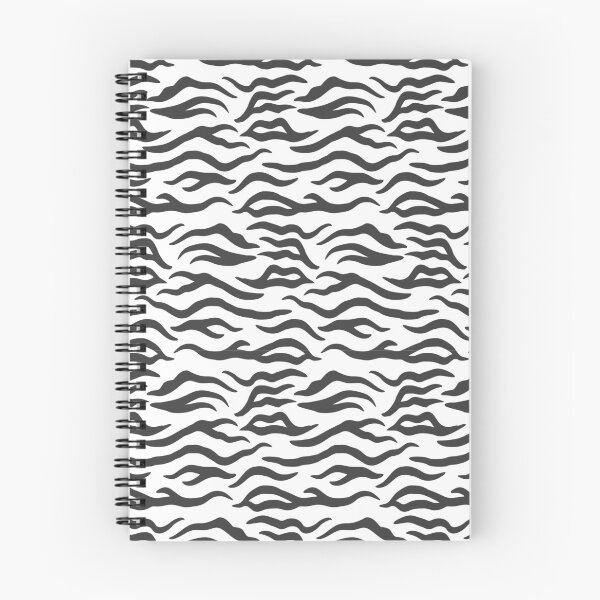 Item preview, White and Gray tiger print designed and sold by pattern-archive.