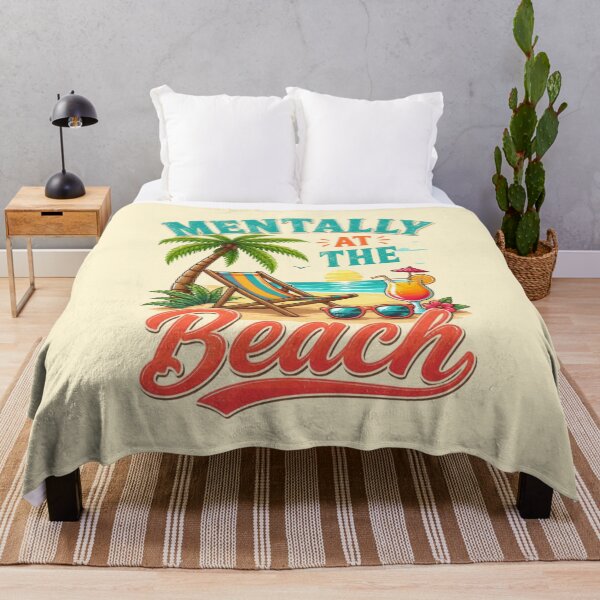 Item preview, Mentally At The Beach – Tropical Escape Design designed and sold by ABLAT-CREATIONS.