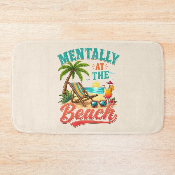 Item preview, Mentally At The Beach – Tropical Escape Design designed and sold by ABLAT-CREATIONS.