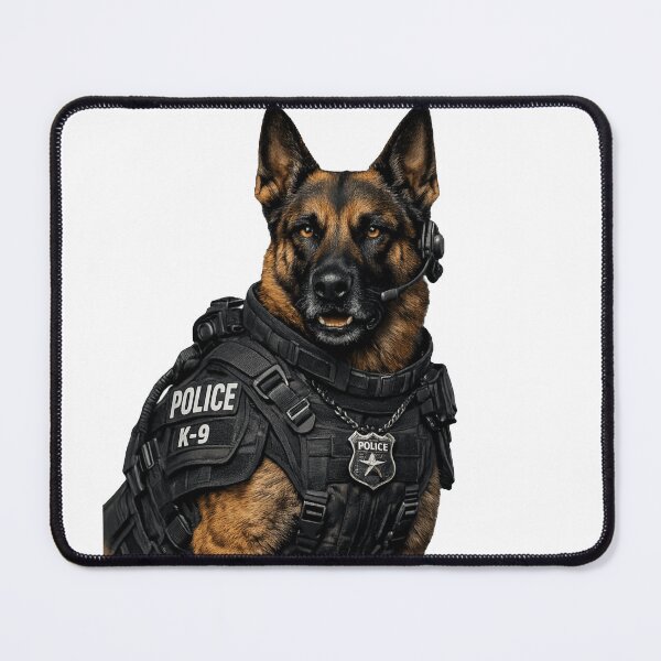 Item preview, Belgian Malinois K9 Police Dog Tactical Military Portrait | Cyberpunk Neon Working Dog | Ultra Realistic Dog Illustration Design designed and sold by EcoBoutiqu  ⭐⭐⭐⭐⭐.