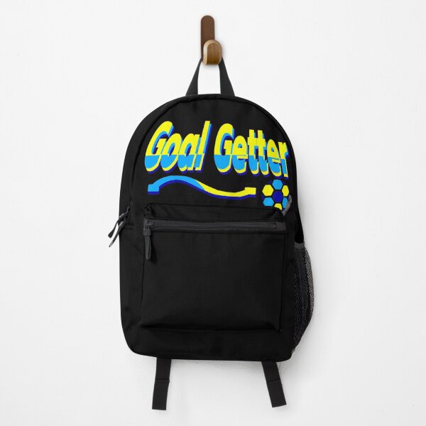 Item preview, Goal Getter Blue-Yellow 3D Soccer Text with Football and Swoosh designed and sold by MigWhimsy.
