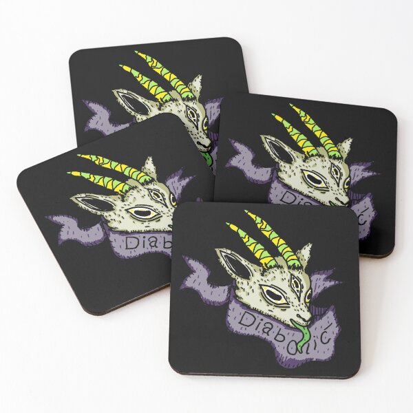 Item preview, Diabolic - Three-Eyed Creepy Cute Goat designed and sold by Draconicos.