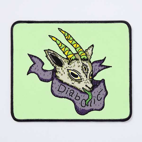 Item preview, Diabolic - Three-Eyed Creepy Cute Goat designed and sold by Draconicos.