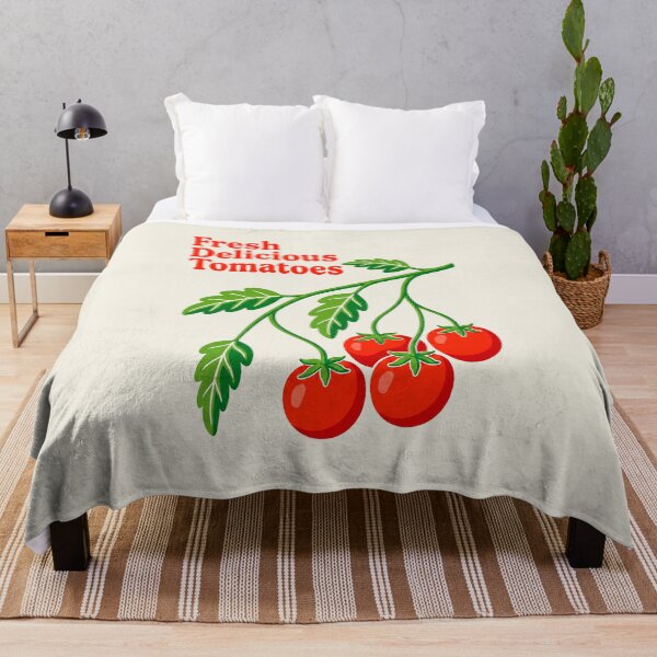 Item preview, Fresh Delicious Tomatoes Vine Harvest Graphic, Red Green Produce Tee FDT designed and sold by Abirtom.