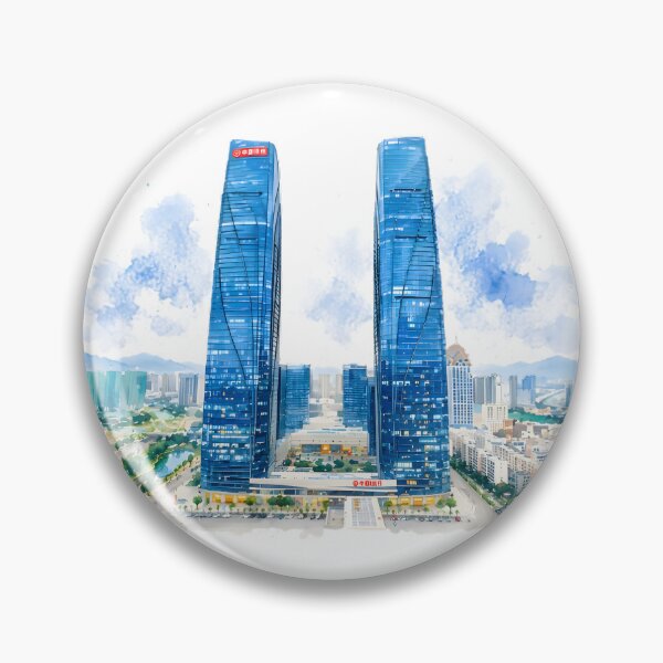 Item preview, Wanda Twin Towers designed and sold by Sunny806.