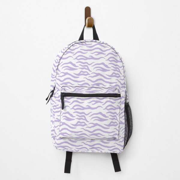 Item preview, White and Lavender tiger print designed and sold by pattern-archive.