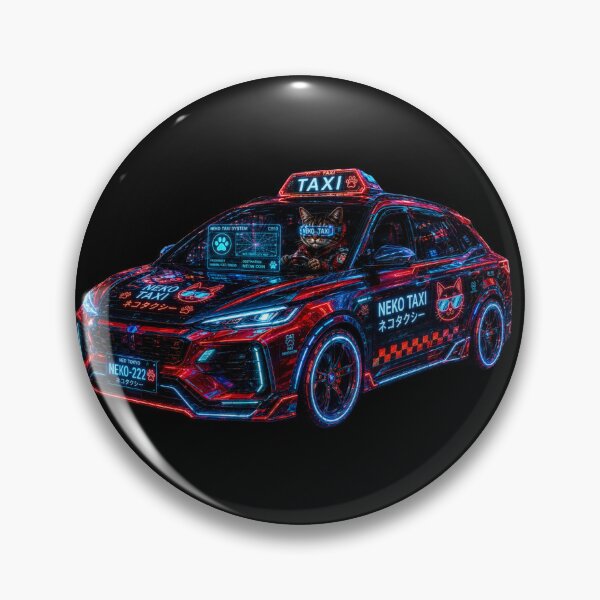 Item preview, Neo Tokyo Neko Taxi Patrol designed and sold by Neon Riot Studio.