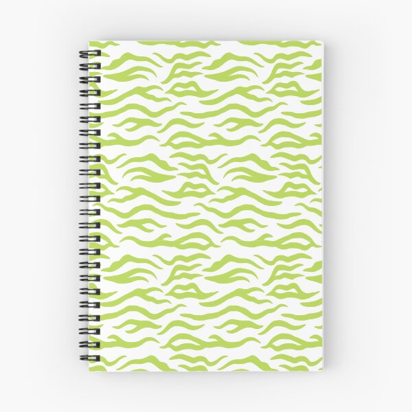Item preview, White and Lime tiger print designed and sold by pattern-archive.