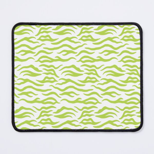Item preview, White and Lime tiger print designed and sold by pattern-archive.