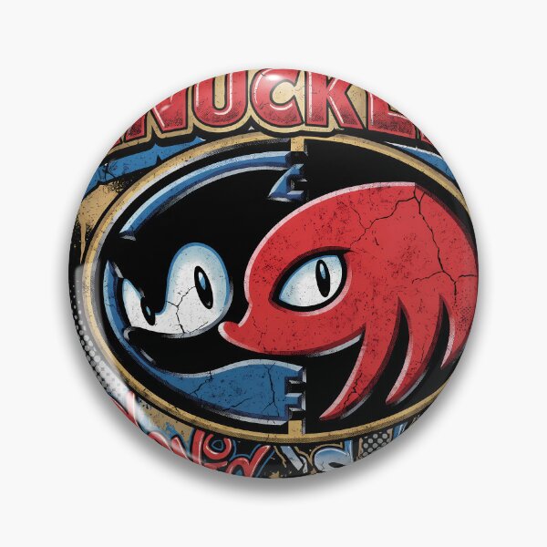 Item preview, Sonic and Knuckles Emblem Graffiti designed and sold by Senpaiwaves.