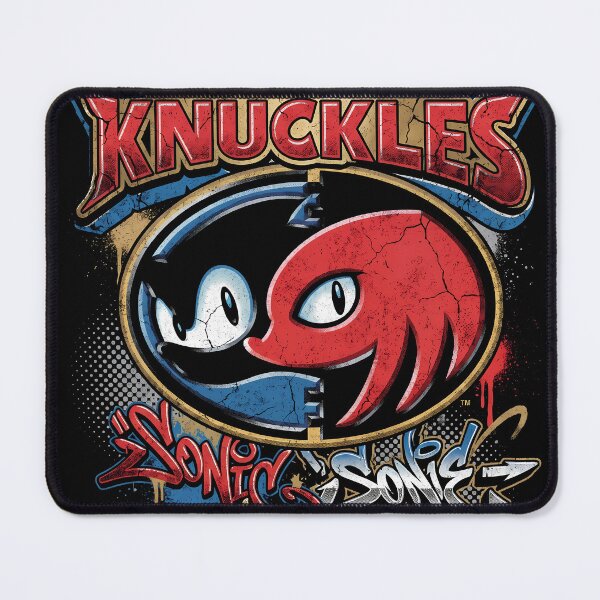 Item preview, Sonic and Knuckles Emblem Graffiti designed and sold by Senpaiwaves.