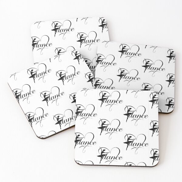 Item preview, Ballerina Dance Silhouette with Heart Accent designed and sold by DisegniPersonalizzati di irka87.