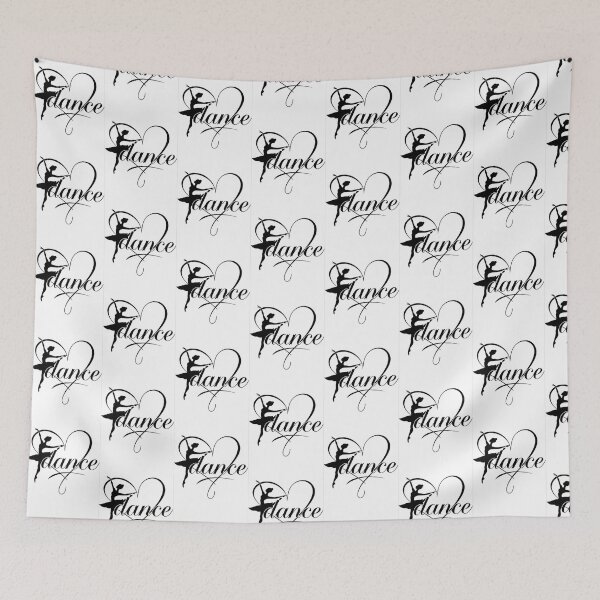 Item preview, Ballerina Dance Silhouette with Heart Accent designed and sold by DisegniPersonalizzati di irka87.