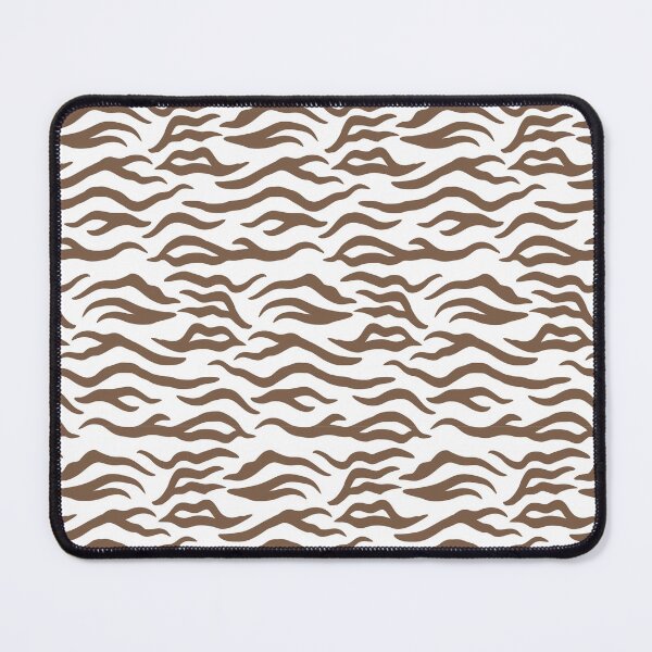Item preview, White and Mocha tiger print designed and sold by pattern-archive.