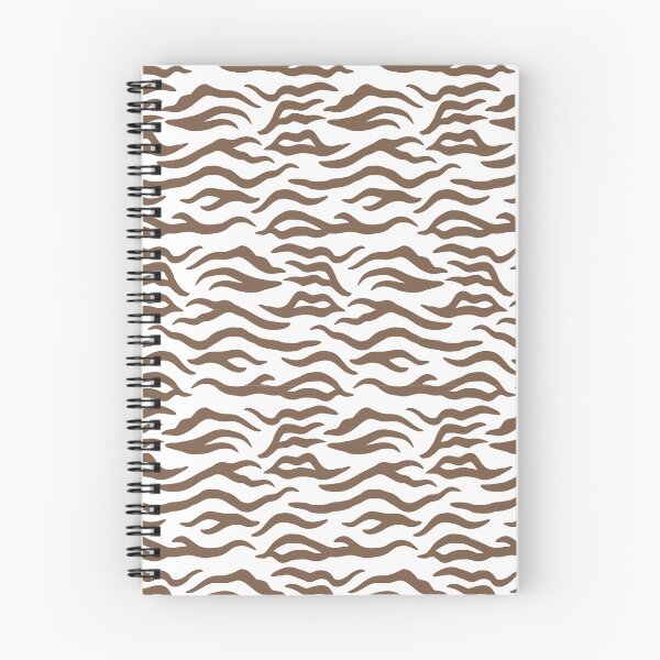 Item preview, White and Mocha tiger print designed and sold by pattern-archive.