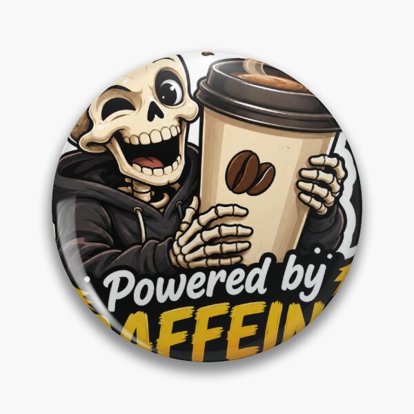 Item preview, Skeleton Coffee Addict designed and sold by CrazySticker619.