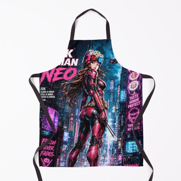 Item preview, SUSHI MASK WOMAN NEO: Cyberpunk Street Guardian designed and sold by Japan Cyberpunk Universe & Surreal Characters.